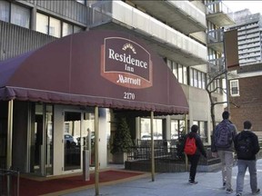 Mariott Residence Inn in Montreal. (Postmedia Network)