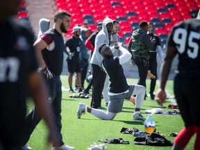 Ottawa Redblacks open tryouts took place at TD Place Saturday April 23, 2016. (Ashley Fraser, Postmedia Network)