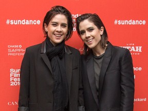 Musicians Tegan Rain Quin, left, and Sara Keirsten Quin of Tegan and Sara will play the Centennial Concert Hall on Sept. 10. (FILE PHOTO)