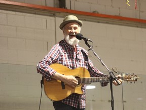 Fred Penner, the children’s musician, came to the Memorial Arena last Sunday for the Everyone is Welcome! Children’s Celebration, presented by the Welcome Project Syria. Penner is best known for his show, Fred Penner’s Place, which aired on CBC from 1985 to 1997. (Laura Broadley/Goderich Signal Star)