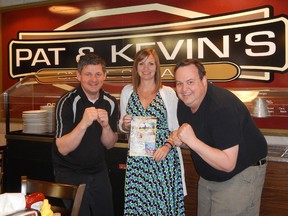 Pat & Kevin’s on the Square have issued a challenge to all other restaurants in town to match or beat their donation of $150 towards a new defibrillator for AMGH. (Contributed photo)