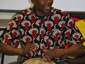 Master drummer Amadou Kienou will visit four Conseil scolaire catholique du Nouvel-Ontario (CSCNO) schools on April 27 and April 29. Supplied photo