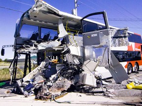 The federal government issued a request for proposals this week for a study on using event data recorders – the equivalent of an airliner’s “black box” – in commercial buses like the one that collided with a Via Rail train in Barrhaven three years ago, killing six. THE CANADIAN PRESS
