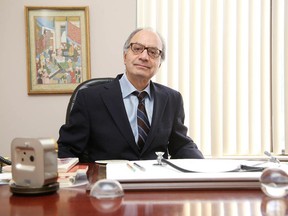Cardiologist Zul Juma at his office in Sudbury on April 13. Juma  is closing his practice after more than 30 years and moving to Richmond Hill where he is opening a small practice.(Gino Donato/Sudbury Star)