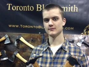 Paul Krzyszkowski, a 19-year-old blacksmith, fired up a future in heirloom tools when he launched Toronto Blacksmith.