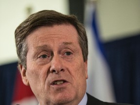 Mayor John Tory. (Craig Robertson/Toronto Sun)