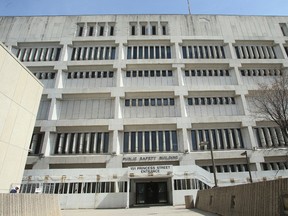 The Public Safety Building in Winnipeg, Man. is seen Wednesday April 27, 2016.