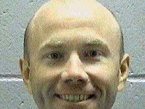 In this undated file photo released by the Georgia Department of Corrections, death row inmate Daniel Anthony Lucas is seen. Lucas, 37, was sentenced to die in 1999 for the killings of Steven Moss, 37, his 11-year-old son Bryan and 15-year-old daughter Kristin, who interrupted a burglary at their home near Macon in central Georgia. Lucas is scheduled to be executed Wednesday, April 27, 2016  at the state prison in Jackson. (Georgia Department of Corrections via AP, File)