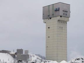 A file photo of the Coleman Mine head frame in Levack. Gino Donato/Sudbury Star