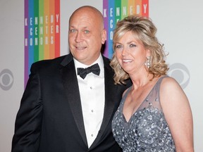 Cal Ripken, Jr. arrives with his wife Kelly Ripken at the 2012 Kennedy Center Honorees held at the Kennedy Center Hall of States in Washington Sunday, December 2, 2012. (AFP PHOTO/Drew ANGERER)