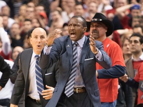 Raptors head coach Dwane Casey is confident in his team heading into Game 6 of its first-round series against the Indiana Pacers. (NICK TURCHIARO/USA Today Sports)