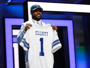 The Dallas Cowboys drafted Ohio State running back Ezekial Elliott with the fourth-overall pick on Thursday night. (USA TODAY SPORTS)