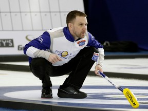 Brad Gushue tops the world Curling Tour's money list this season. (Larry Wong)