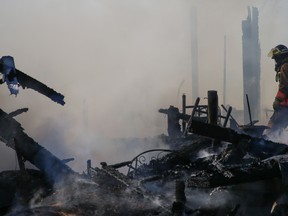 The scene of a fire at a Sills Road home early Friday morning. 
Tim Miller/The Intelligencer/Postmedia Network.