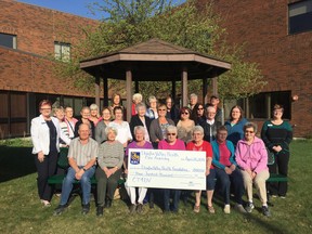 The Drayton Valley Health Services Foundation received a checque worth $300,000 from the Drayton Valley Health Care Auxiliary on April 20. The money was donated for the CT4DV campaign. The foundation needs a total of $1.8 million to be able to purchase a CT Scanner.