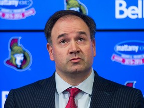 Ottawa Senators general manager Pierre Dorion. (WAYNE CUDDINGTON/Postmedia)