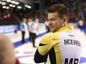 Winnipeg's Mike McEwen said the Humpty's Challenge Cup was a one-of-a-kind event as the Pinty's Grand Slam of Curling swept through Sherwood Park. And it will be back in 2018. (File)