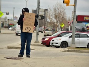 If you drive by this homeless man with a cell phone in your hand it will cost you a lot more than spare change. RCMP are dressing as homeless people standing at various intersections, checking for distracted drivers.