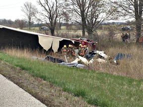 truck driver injured