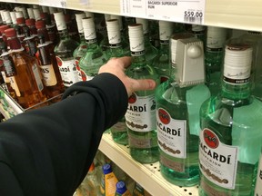 Theft is on the rise at the LCBO, a staffer tells the Sun. (Craig Robertson/Toronto Sun)
