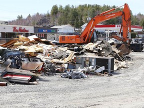 John Lappa/Sudbury Star
The Wendy's building on the Kingsway has been demolished.