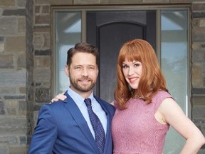 Jason Priestley and Molly Ringwald in "Raising Expectations."
