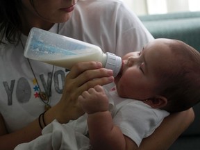 Baby feeding formula filer photo