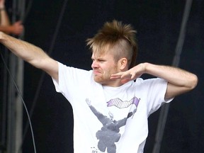 Roughton (Rou) Reynolds and Enter Shikari play London Music Hall May 16. (WENN)