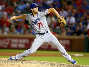 Los Angeles Dodgers pitcher Josh Ravin has been suspended for 80 games after failing a drug test. (Sarah Crabill/Getty Images/AFP)