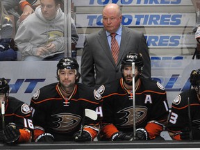 The Senators will speak to former Ducks bench boss Bruce Boudreau about their head coaching job. (Gary A. Vasquez/USA TODAY Sports/Files)