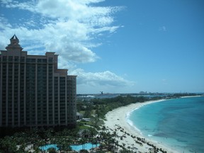 Beach views at the Atlantis, Paradise Island. (Nicole Feenstra/Postmedia Network)