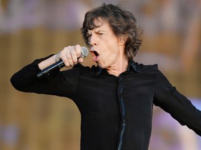 Mick Jagger of The Rolling Stones.