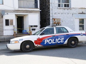 Greater Sudbury Police are investigating an assault on Melvin Avenue that happened around 2:15 a.m. Tuesday.John Lappa/Sudbury Star