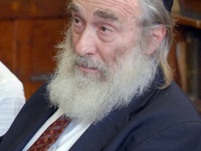 Rabbi Daniel Greer is accused of raping and molesting a teenage boy hundreds of times when the boy was a student at a Jewish boarding school in New Haven from 2001 to 2005. (Mara Lavitt /New Haven Register via AP)