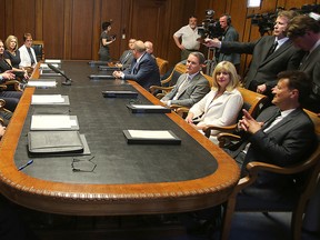 Members of the Manitoba cabinet have their first meeting after being sworn into power in Winnipeg, Man. Tuesday May 03, 2016.
Brian Donogh/Winnipeg Sun/Postmedia Network