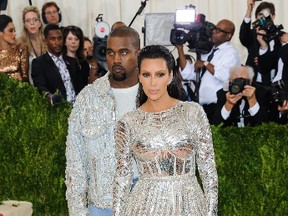 Kanye West and Kim Kardashian. (WENN.COM)