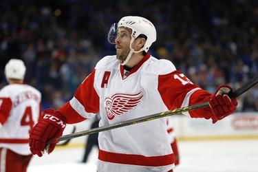 PAVEL DATSYUK, RUSSIA: The NHL might have seen the last of Datsyuk, who has still not decided if he will return for a final year or take his talents to the KHL. If it's the latter, then the world championship might be the last time to see the Magic Man, who was tournament MVP in 2010 and won gold in 2012, play against meaningful competition. (Kim Klement/USA TODAY Sports)