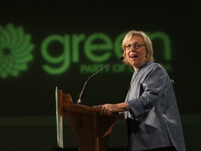 Green Party leader Elizabeth May. (THE CANADIAN PRESS/Chad Hipolito)