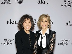 (L-R) Lily Tomlin and Jane Fonda.