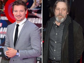 Jeremy Renner and Mark Hamill. (WENN.COM)