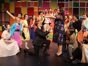 St. Andre Bessette secondary school?s first-ever musical production, the classic Bye Bye Birdie, is on stage until Saturday at the school. (John Vermue/Special to Postmedia News)