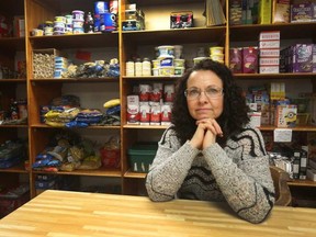 Gwen Bouchard, Executive Coordinator of the Gloucester Emergency Food Cupboard, says 85 Syrian refugee families have gone there for groceries. TONY CALDWELL / TONY CALDWELL/POSTMEDIA NETWORK
