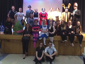 The drama and arts students performed their production of Alice in Wonderland this week at St. Joe's.