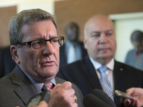 Quebec City Mayor Regis Labeaume is dropping plans to bid for the 2026 Winter Olympics. (Jacques Boissinot/The Canadian Press/Files)