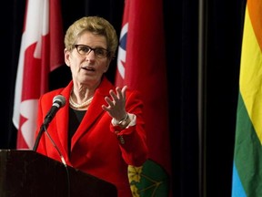 Ontario premiere Kathleen Wynne.