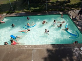 Stony Plain’s outdoor pool is an oasis in the community in the summer months.