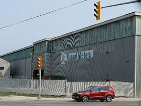 A 59-year-old man died Thursday after an incident at the St. James Street plant of Russel Metals in Winnipeg, pictured on Fri., May 6, 2016. Kevin King/Winnipeg Sun/Postmedia Network