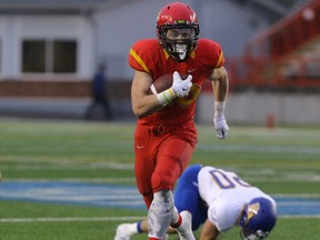Former Calgary Dino RB Mercer Timmis could help restore the Stampeders levels of Canadian Content at the running back position. (Mike Drew)