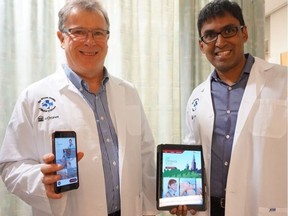 Dr. Ian Stiell and Dr. Kumanan Wilson worked together to create an app to make the Ottawa Rules more accessible to health professionals.