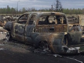 A Graham Thomson (‏@Graham_Journal) Twitter picture from the media tour of Fort McMurray on May 9, 2016.